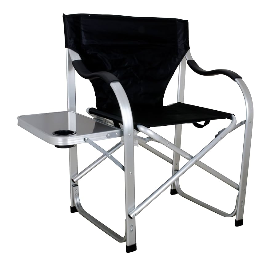 テラスチェア　LUNA DIRECTOR CHAIR グレー 折りたたみ式 テラスチェア LUNA DIRECTOR CHAIR グレー 折りたたみ式 テラス